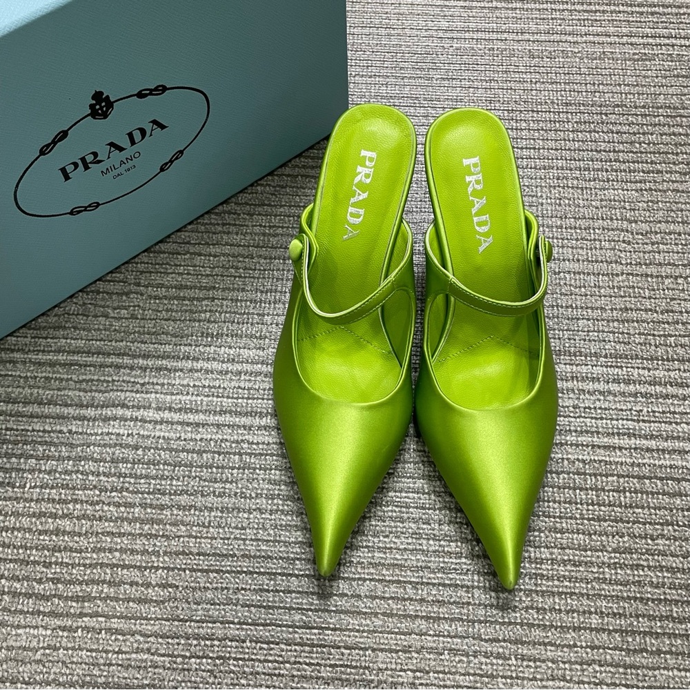 Prada Women's Green Heels